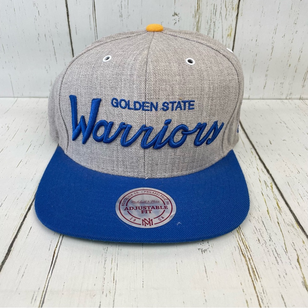 Mitchell & Ness NBA 2014 Championship Golden‎ State Warriors Flat Bill Cap